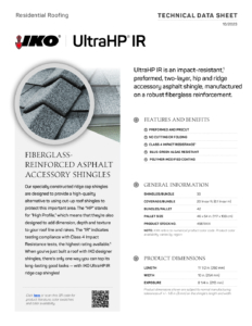 IKO UltraHP® IR | Technical Data Sheet - IR
