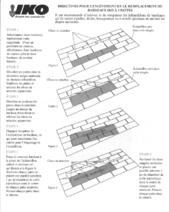 Directives pour l'enlèvement et le remplacement du bardeaux pour le Canada | littérature générale