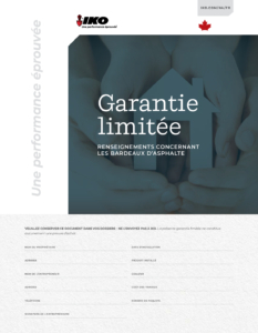 Brochure pour le Canada | IKO Garantie limitée