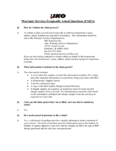 Service des garanties pour les États-Unis | Foire aux questions (FAQ). (En anglais)