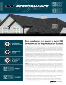 IKO NordicTM | Folleto (Edición para Contratistas en Inglés)